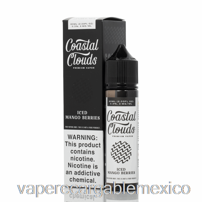 Bayas De Mango Heladas Recargables Vape - Coastal Clouds Co. - 60ml 3mg